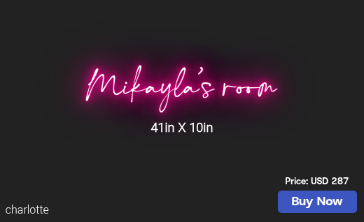 CUSTOM NEON SIGN FOR Rich1123k