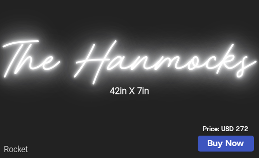 CUSTOM NEON SIGN FOR The