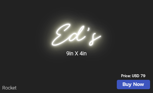 CUSTOM NEON SIGN FOR Gobravs