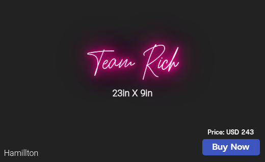 CUSTOM NEON SIGN FOR Rashanda922