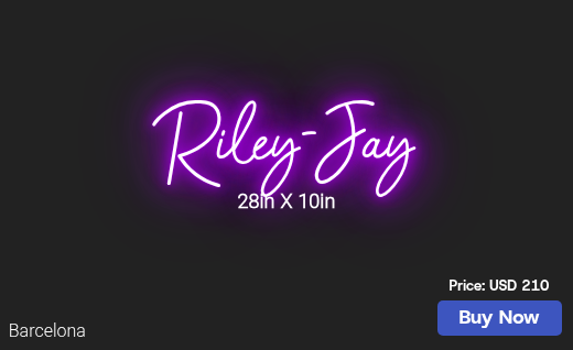 CUSTOM NEON SIGN FOR Ttihenry