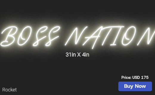 CUSTOM NEON SIGN FOR Jefatheoneandonly