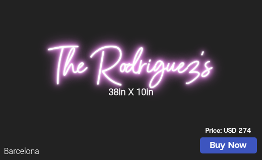 CUSTOM NEON SIGN FOR Skdlittlesun