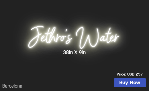 CUSTOM NEON SIGN FOR Jkermath