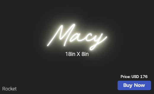 CUSTOM NEON SIGN FOR Carly825