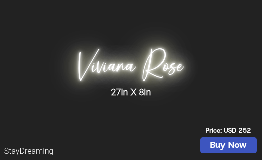 CUSTOM NEON SIGN FOR Hannahvargashv12