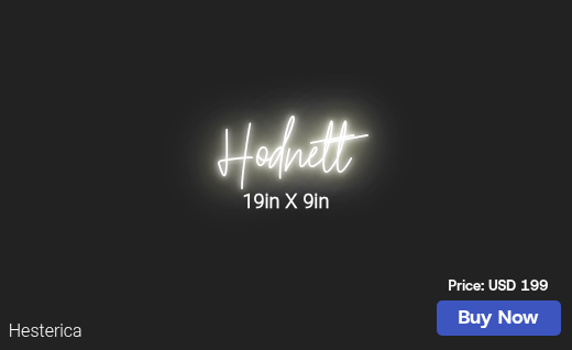CUSTOM NEON SIGN FOR Jenhod1
