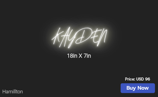 CUSTOM NEON SIGN FOR Natashasmall83