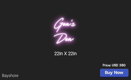 CUSTOM NEON SIGN FOR Genboyer74