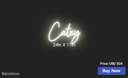 CUSTOM NEON SIGN FOR Clcowan