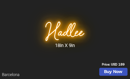 CUSTOM NEON SIGN FOR E Moore416