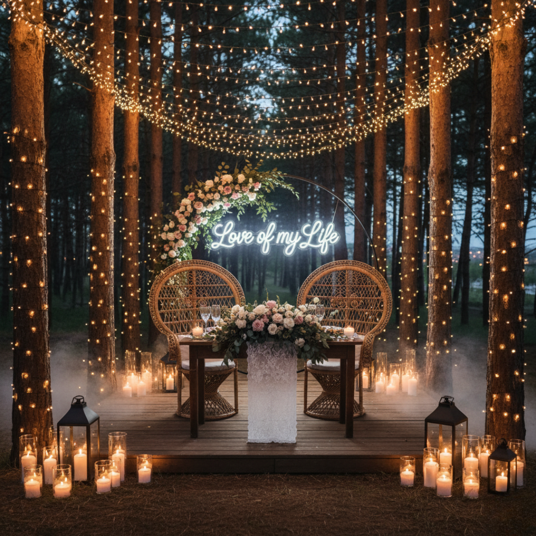 love of My Life Wedding LED neon Sign by LEDNeons - Celebrate your wedding with this bright Neon Sign.