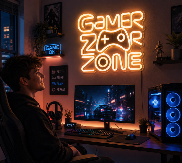 PlayStation Controller Neon Sign