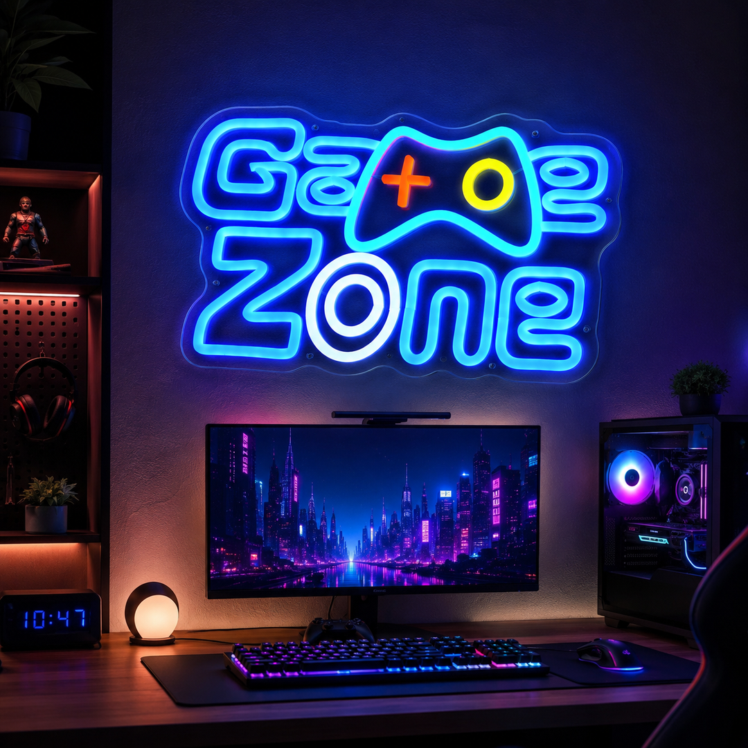 PlayStation Controller Neon Sign