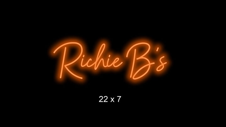 Custom neon sign for Neil Morris
