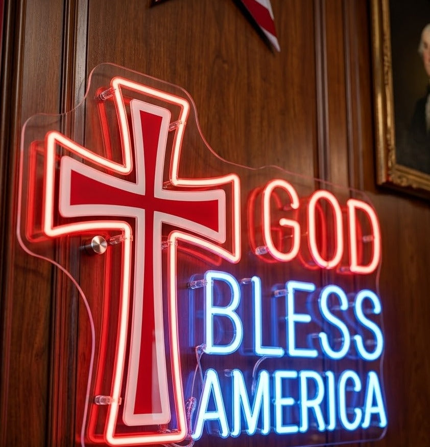American Faith LED Neon Wall Sign