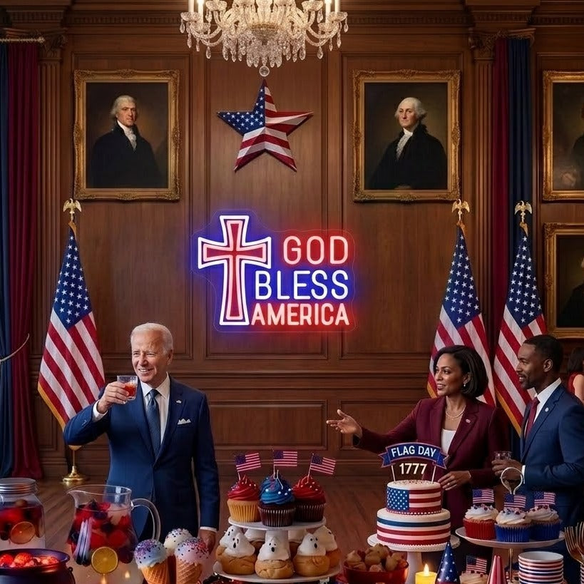 American Faith LED Neon Wall Sign