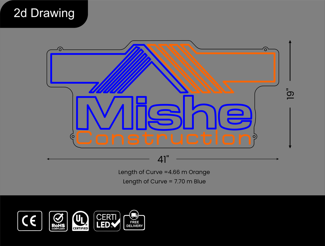 Custom LED Neon Sign for Michael Sheetz